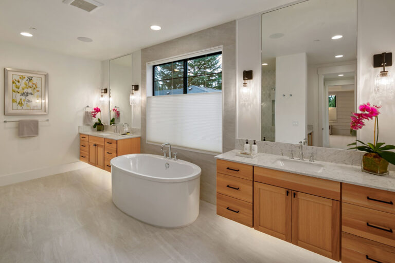 Kelso custom floor plan primary suite bath