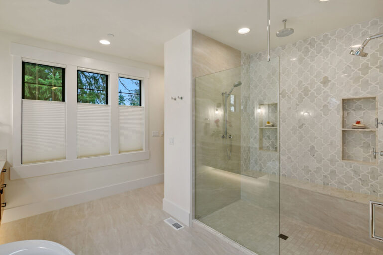 Kelso custom floor plan primary suite bath