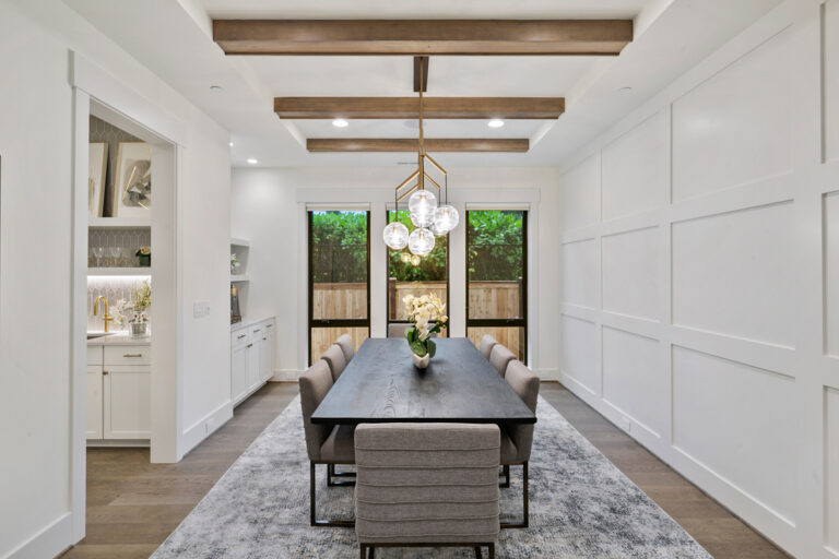 Kensington custom floor plan dining room