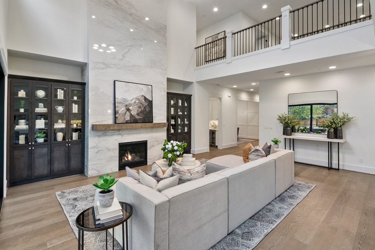 Kensington custom floor plan great room