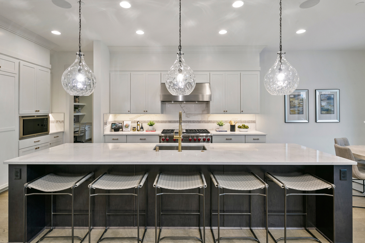 Kensington custom floor plan kitchen