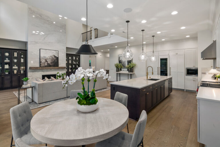 Kensington custom floor plan kitchen