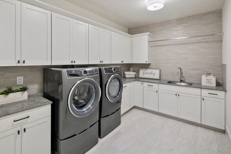 Kensington custom floor plan laundry room