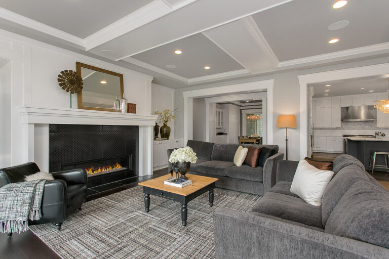 La Belle Maison custom floor plan great room
