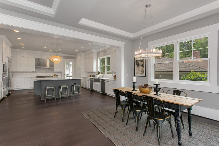 La Belle Maison custom floor plan kitchen