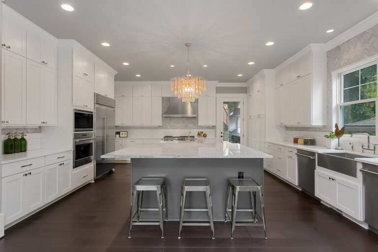 La Belle Maison custom floor plan kitchen