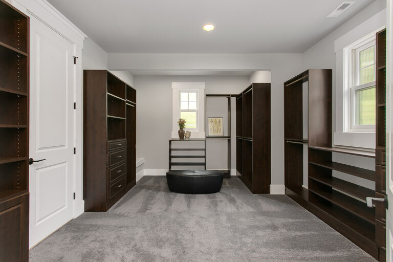 La Belle Maison custom floor plan primary suite closet