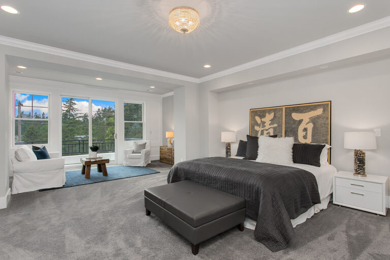 La Belle Maison custom floor plan primary suite