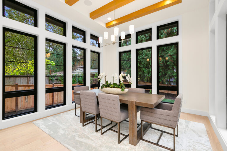 Laguna custom floor plan dining room