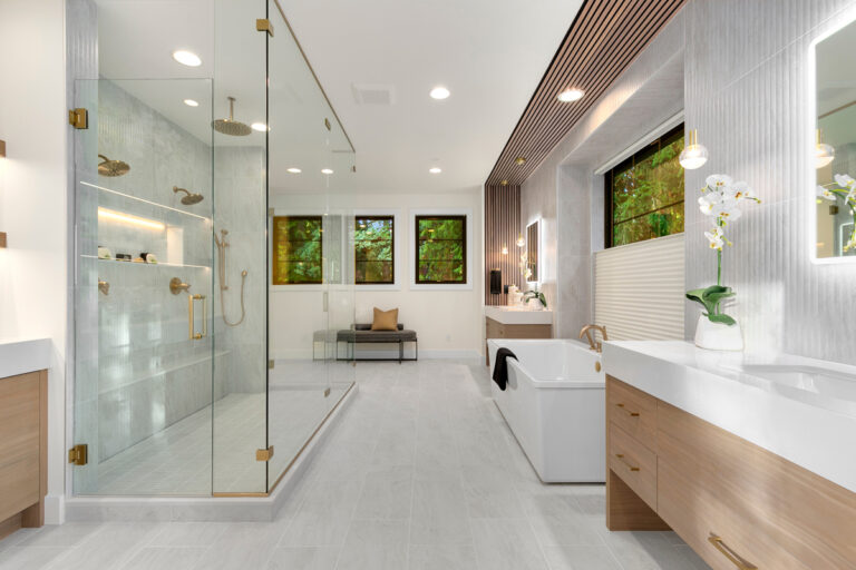 Laguna custom floor plan primary suite bath