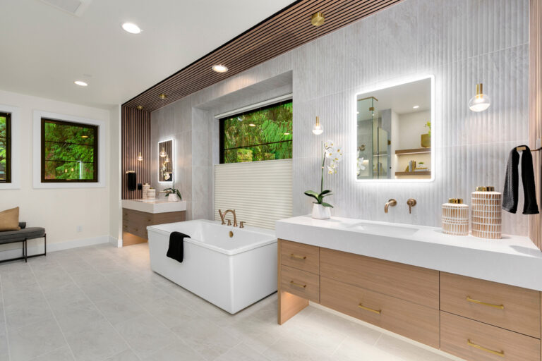 Laguna custom floor plan primary suite bath