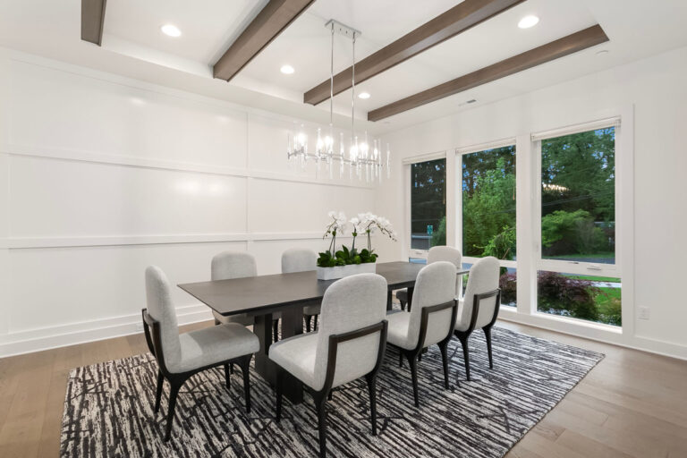 Laurel custom floor plan dining room