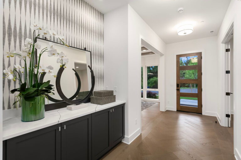Laurel custom floor plan entry