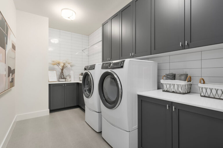 Laurel custom floor plan laundry room