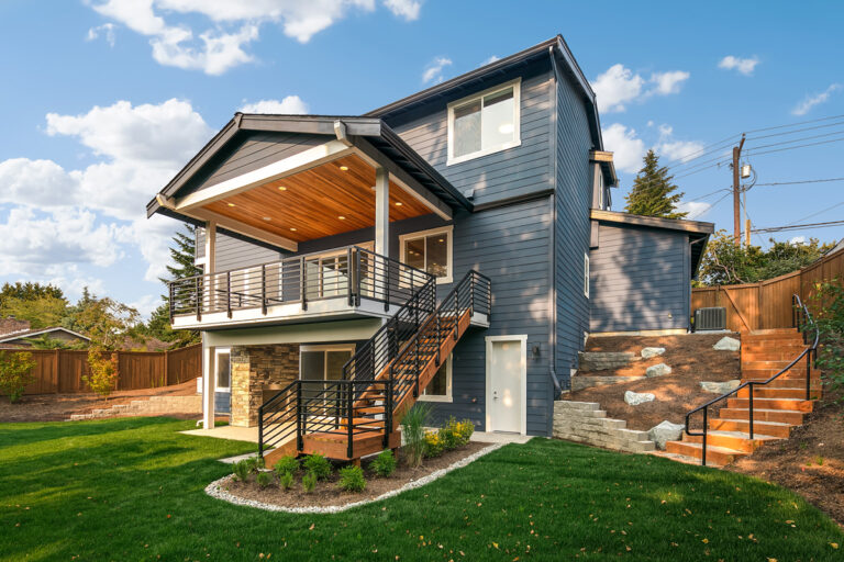 Lisbon custom floor plan rear exterior