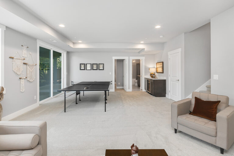 Lisbon custom floor plan recreation room