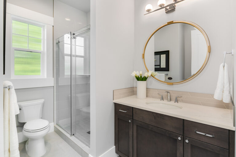 Lisbon custom floor plan secondary bathroom