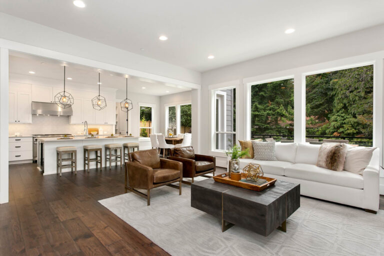 London custom floor plan main living
