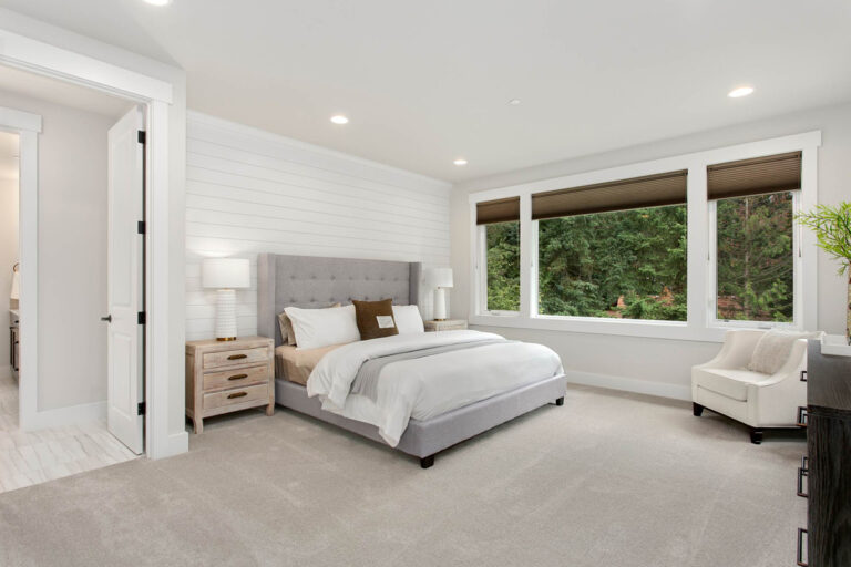 London custom floor plan primary suite