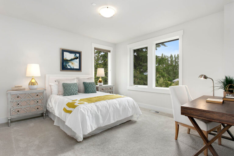 London custom floor plan secondary bedroom