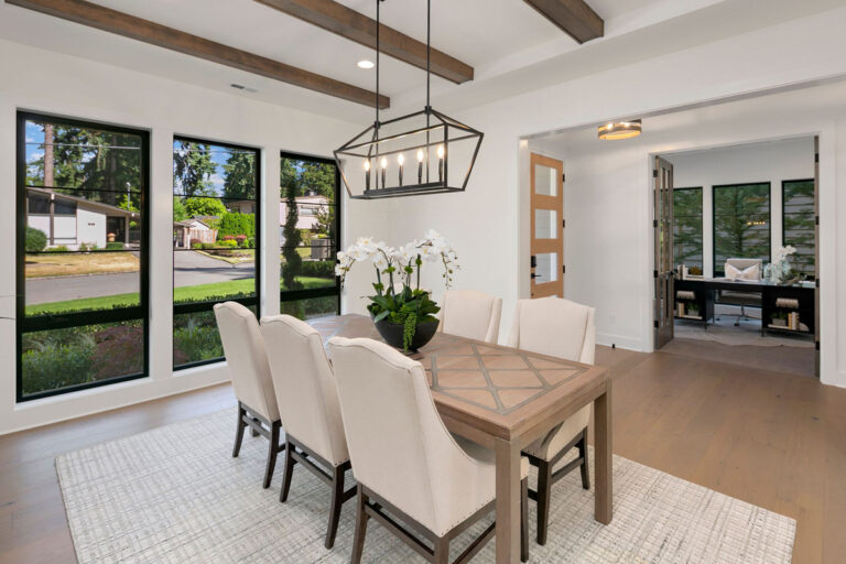 Madera custom floor plan dining room