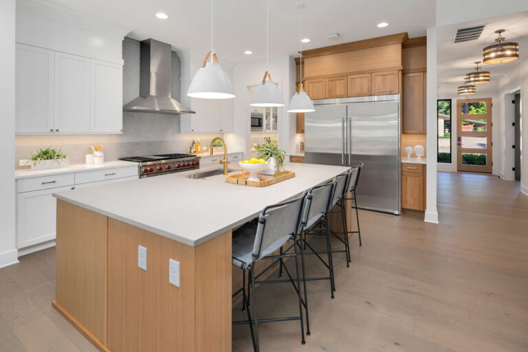 Madera custom floor plan kitchen