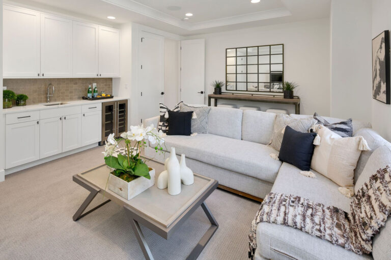 Madera custom floor plan media room