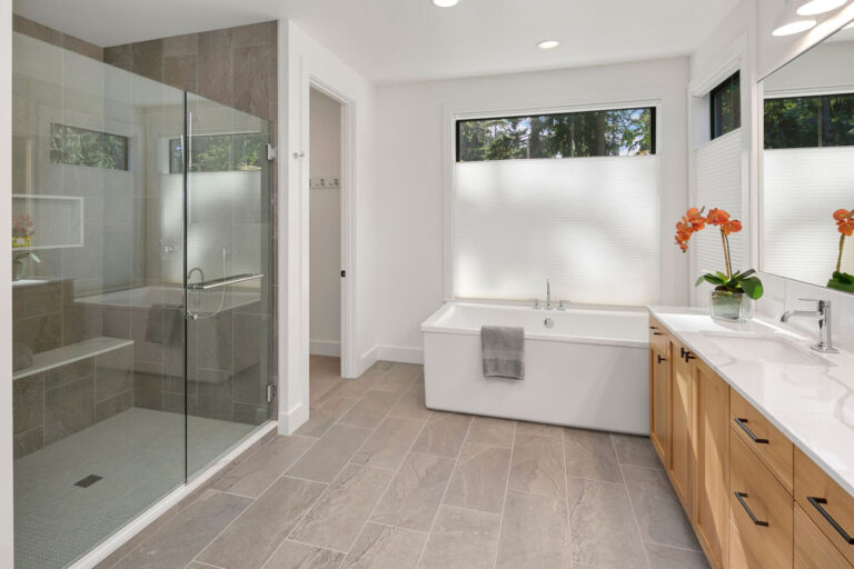 Madera custom floor plan primary suite bath