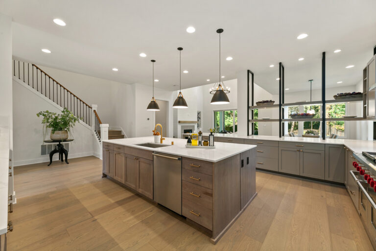 Madrid custom floor plan kitchen