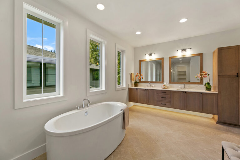 Madrid custom floor plan primary suite bath