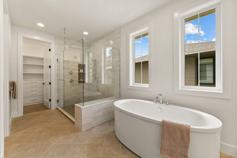 Madrid custom floor plan primary suite bath