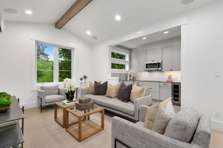Marcello custom floor plan ADU family room