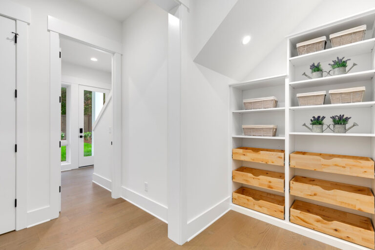 Marcello custom floor plan mudroom