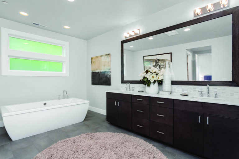 Marseille custom floor plan primary suite bath