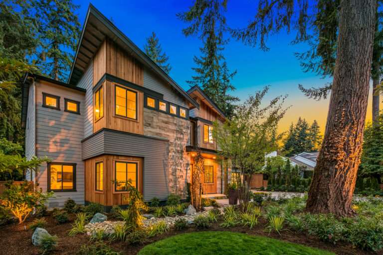 Monte Carlo custom floor plan pnw contemporary front exterior