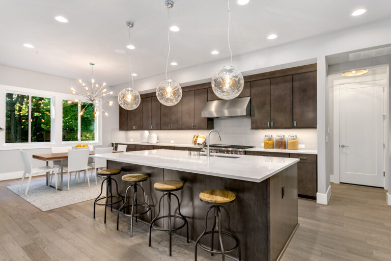 Monte Carlo custom floor plan kitchen