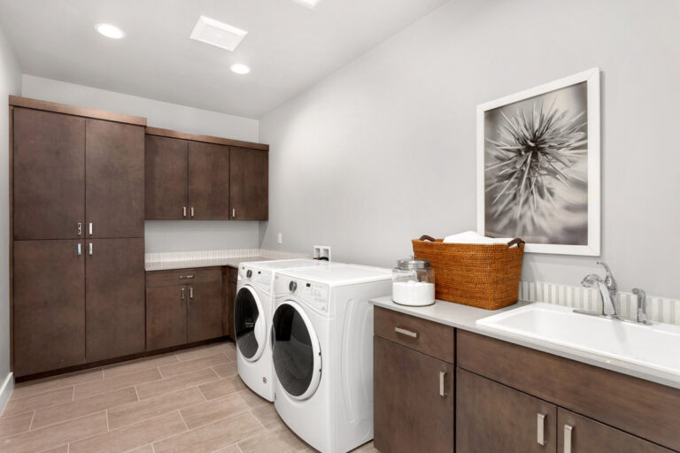 Monte Carlo custom floor plan laundry room