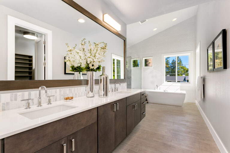 Monte Carlo custom floor plan primary suite bath