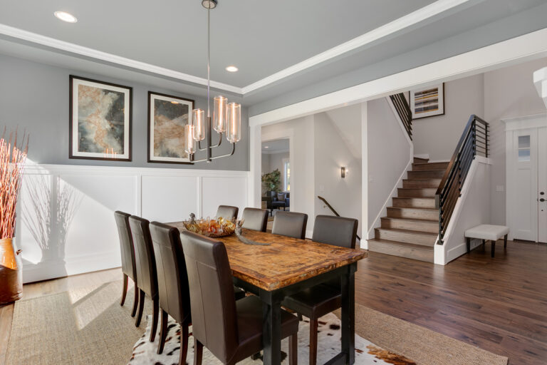 Monza custom floor plan dining room