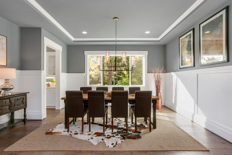 Monza custom floor plan dining room