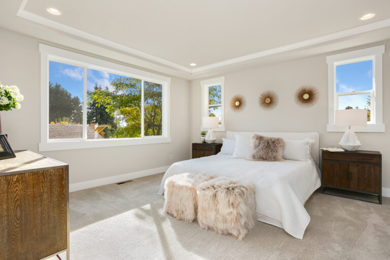 Monza custom floor plan primary suite