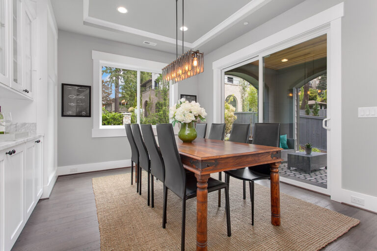 Mozart custom floor plan dining room