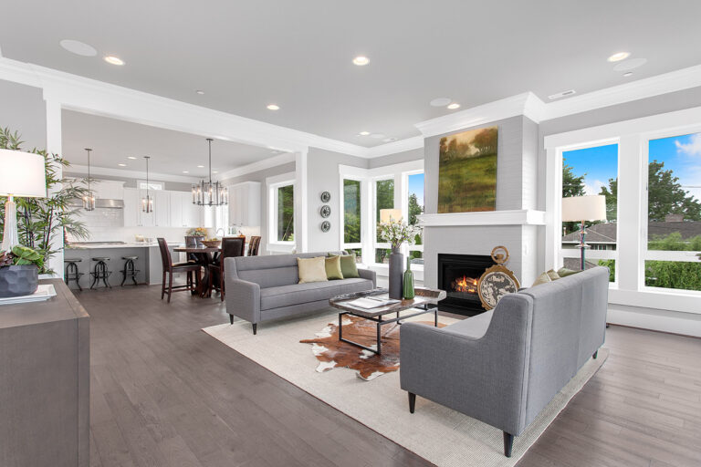 Mozart custom floor plan great room