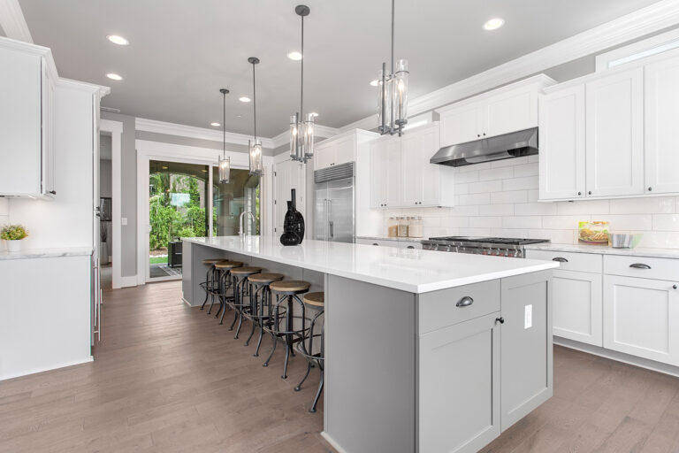 Mozart custom floor plan kitchen