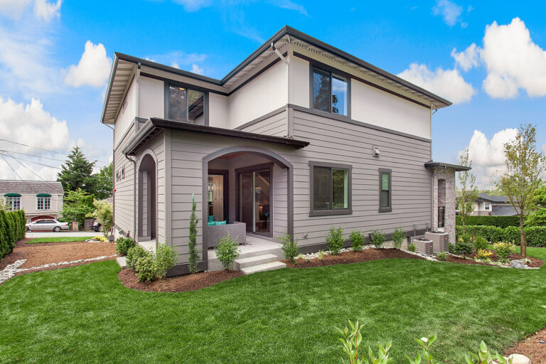 Mozart custom floor plan rear exterior