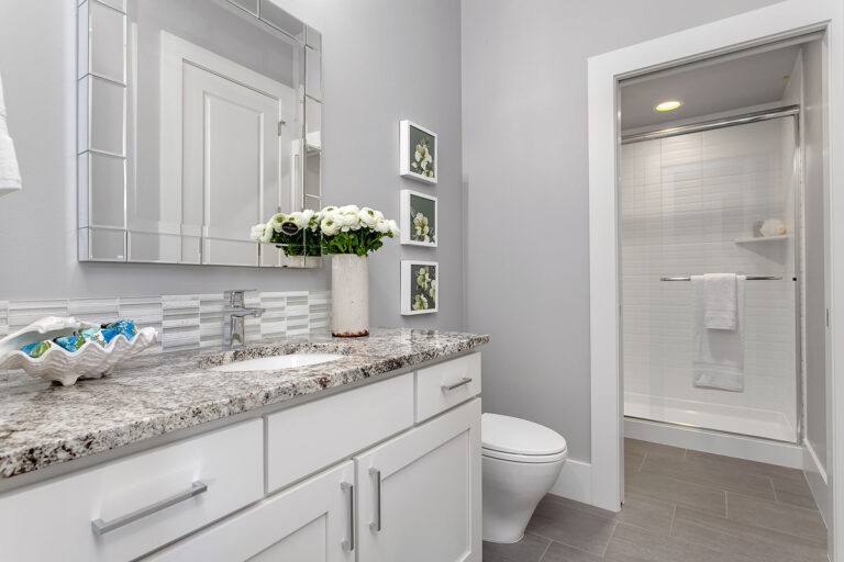 Naples Avante custom floor plan secondary bath