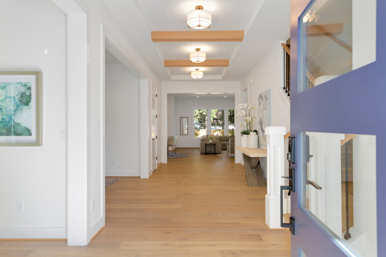 Oakdale custom floor plan entry