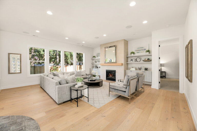 Oakdale custom floor plan great room