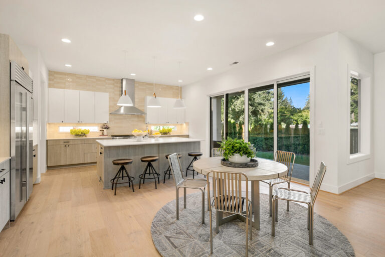 Oakdale custom floor plan kitchen