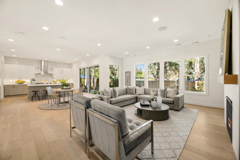 Oakdale custom floor plan main living
